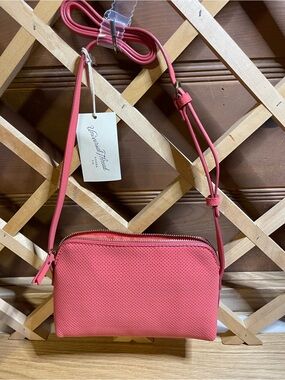 NWT -Universal Thread Coral Pink Perforated Crossbody Bag